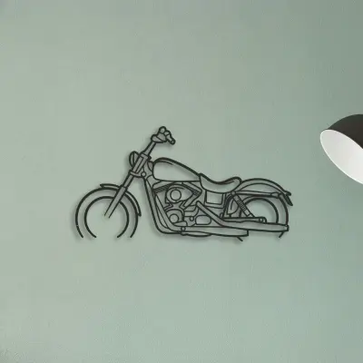 2017 Harley Davidson Dyna Street Bob — XS (50 cm) metal wall art