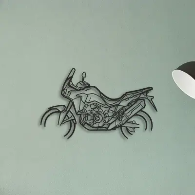 2018 Honda Africa Twin Adventure Sports — XS (50 cm) metal wall art