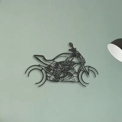 2019 Ducati Diavel 126O — XS (50 cm) metal wall art