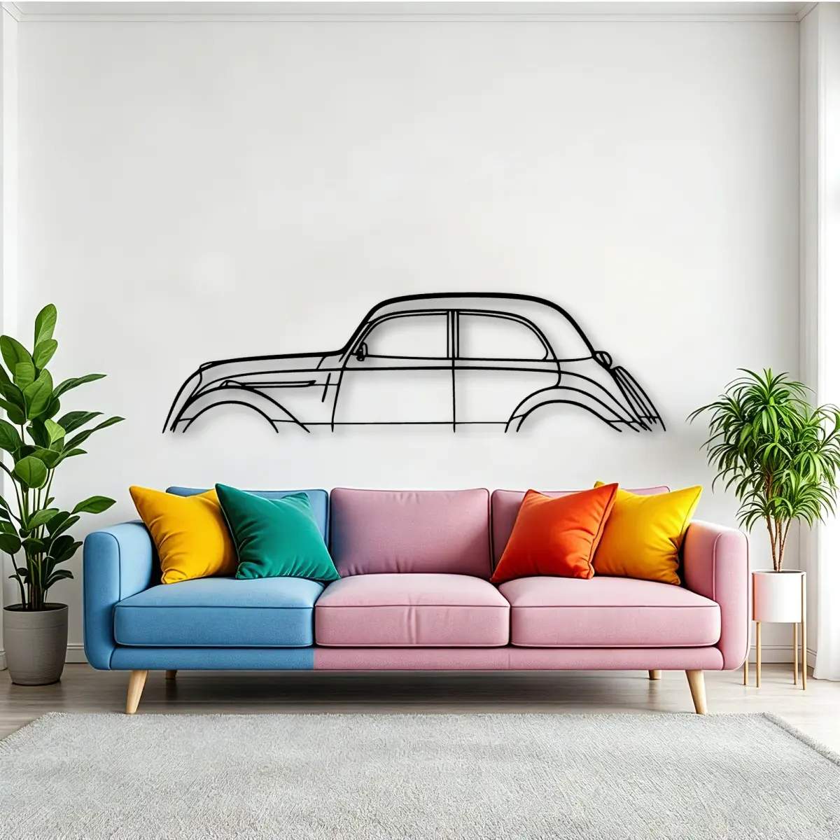 Peugeot 202 1949 sheet-metal profile from the Tinvibe range