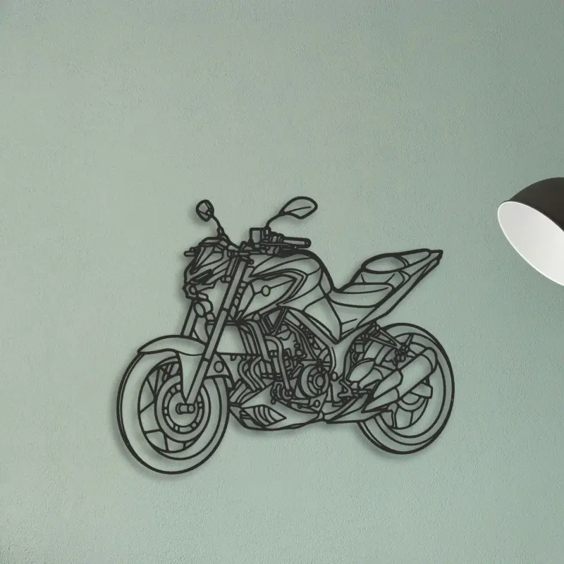 2020 Yamaha MT — XS (50 cm) metal wall art