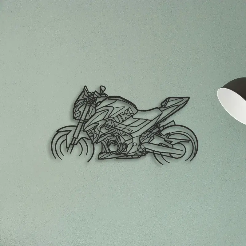 2021 Suzuki GSX S750Z — XS (50 cm) metal wall art