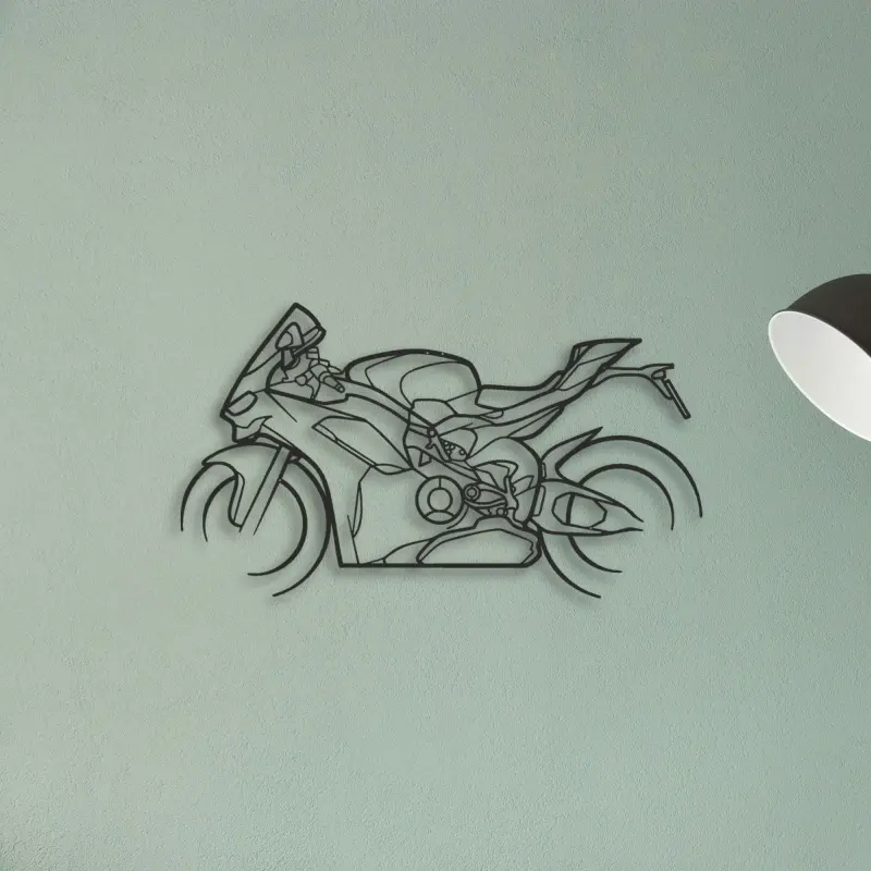 2024 Ducati Panigale V2 — XS (50 cm) metal wall art