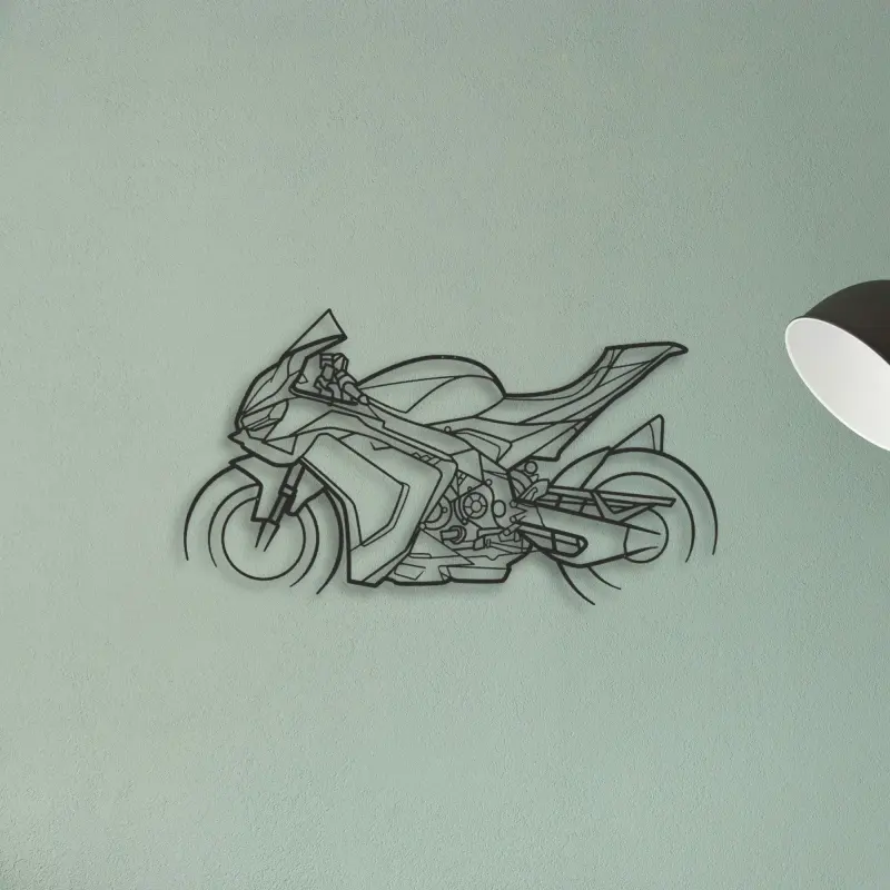 2025 Aprilia RSV4 — XS (50 cm) metal wall art
