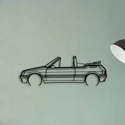 205 CTI 1988 — XS (50 cm) metal wall art