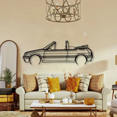 Peugeot 205 Cti 1988 cut outline from the Tinvibe range