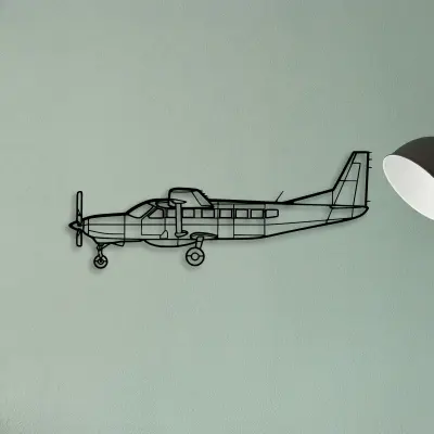 206 Turbo Stationair — XS (50 cm) metal wall art