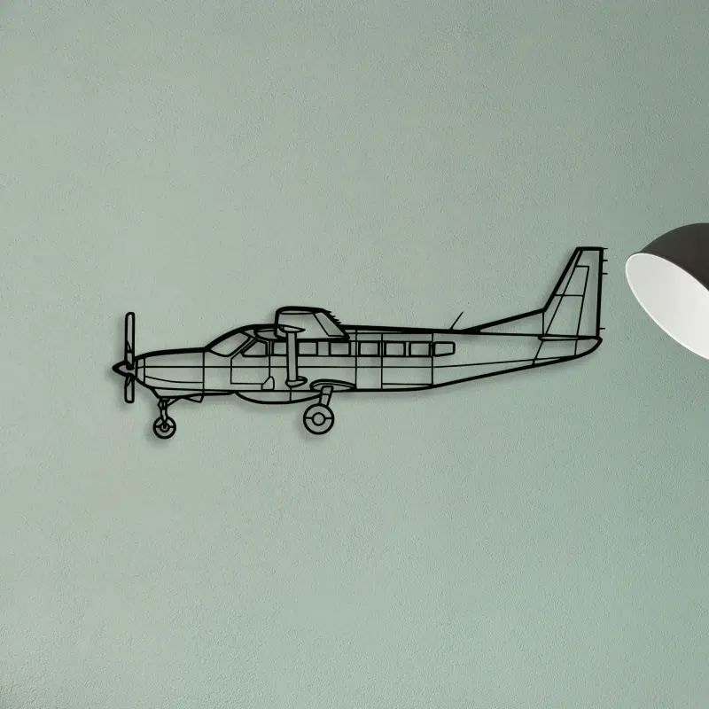 206 Turbo Stationair — XS (50 cm) metal wall art