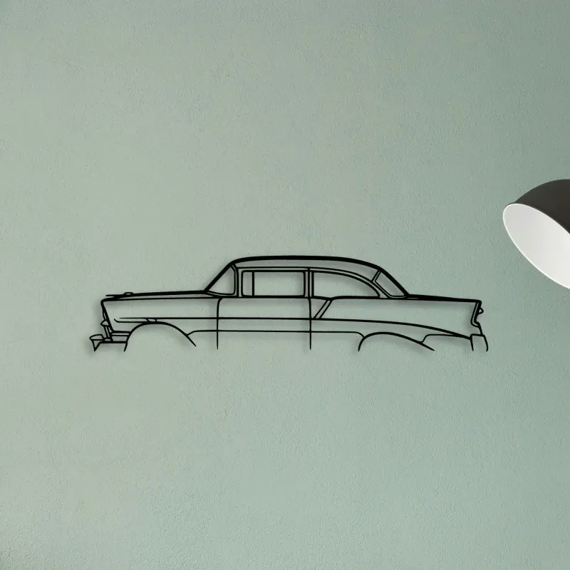 210 1956 — XS (50 cm) metal wall art