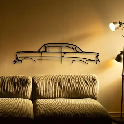 Chevrolet 210 1956 laser-cut outline from the Tinvibe range