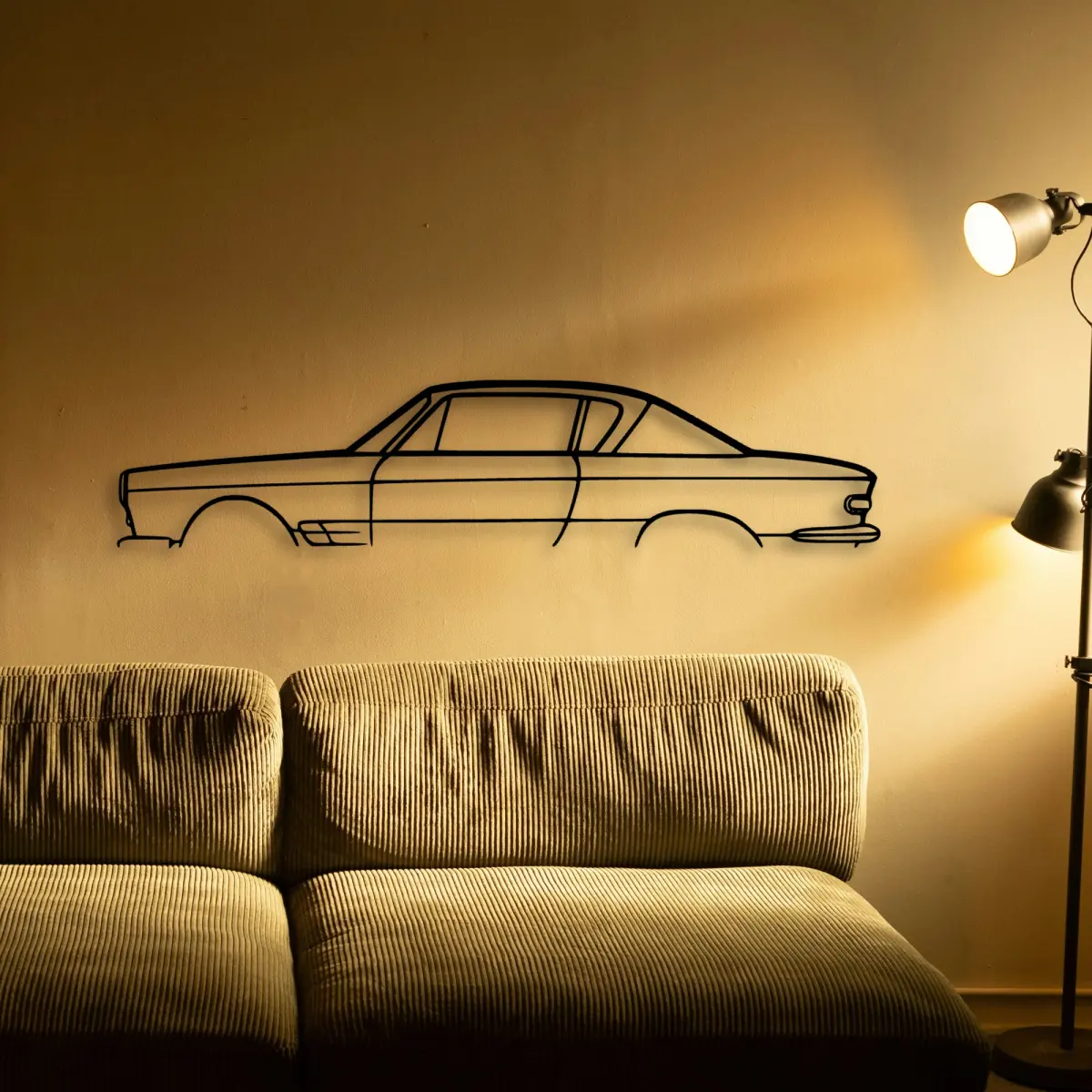 2300 1966 cut-metal silhouette