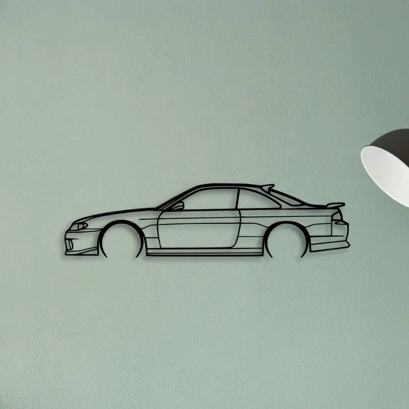 240SX S14 5 — XS (50 cm) metal wall art