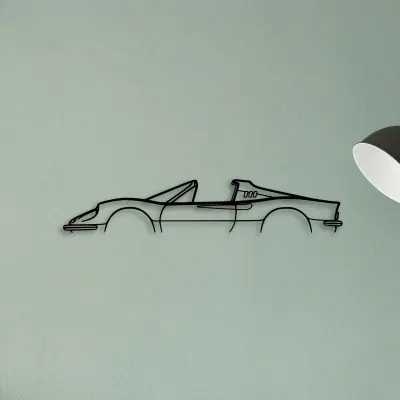 246 GTS Dino — XS (50 cm) metal wall art