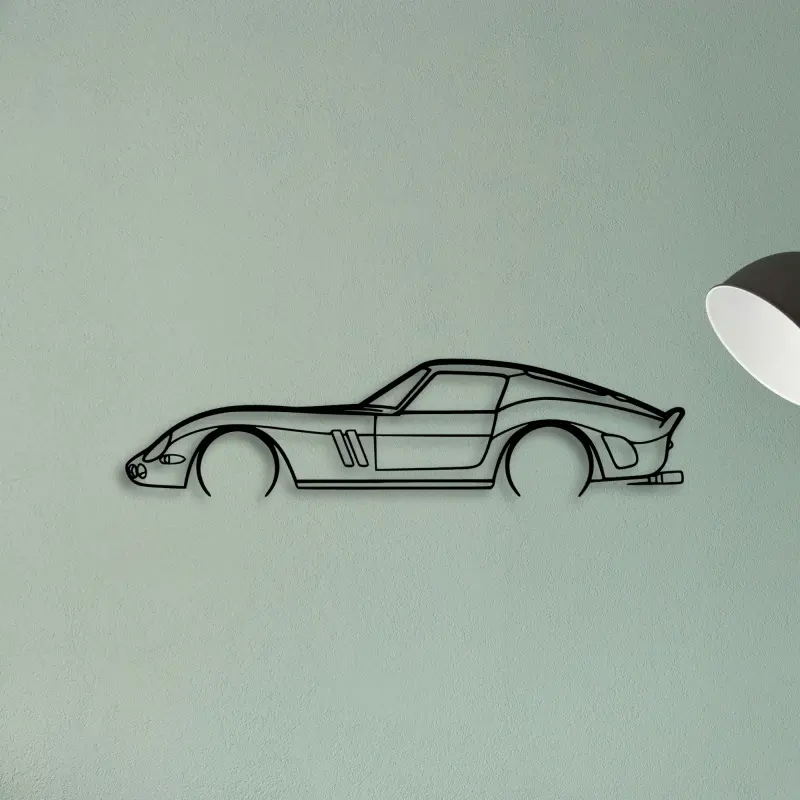 250 GTO 1965 2 — XS (50 cm) metal wall art
