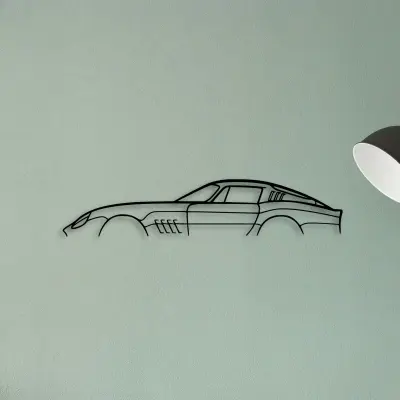 275 GTB 1966 — XS (50 cm) metal wall art