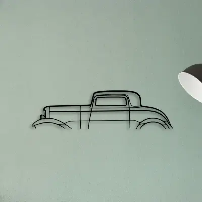 3 Window 1932 — XS (50 cm) metal wall art