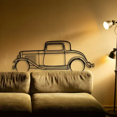 Chevrolet 3 Window Coupe 1932 cut outline from the Tinvibe range
