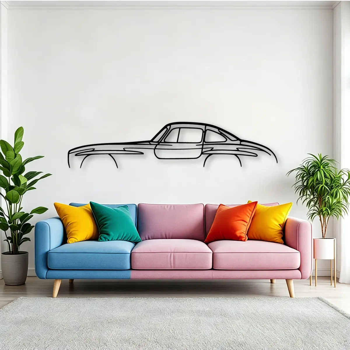 Mercedes-Benz 300 Sl cut-metal silhouette from the Tinvibe range