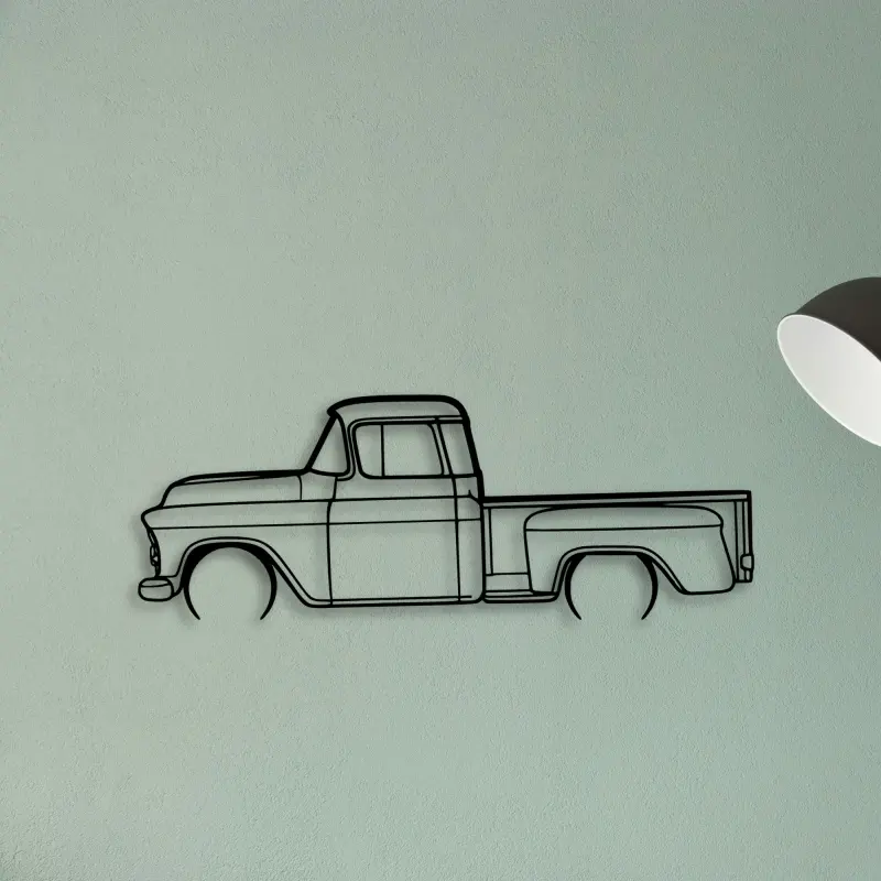 3100 1957 2 — XS (50 cm) metal wall art