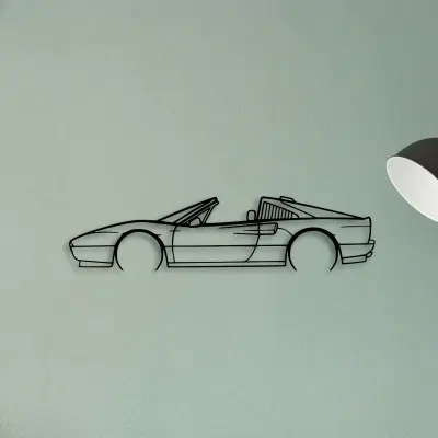 328 GTS 2 — XS (50 cm) metal wall art