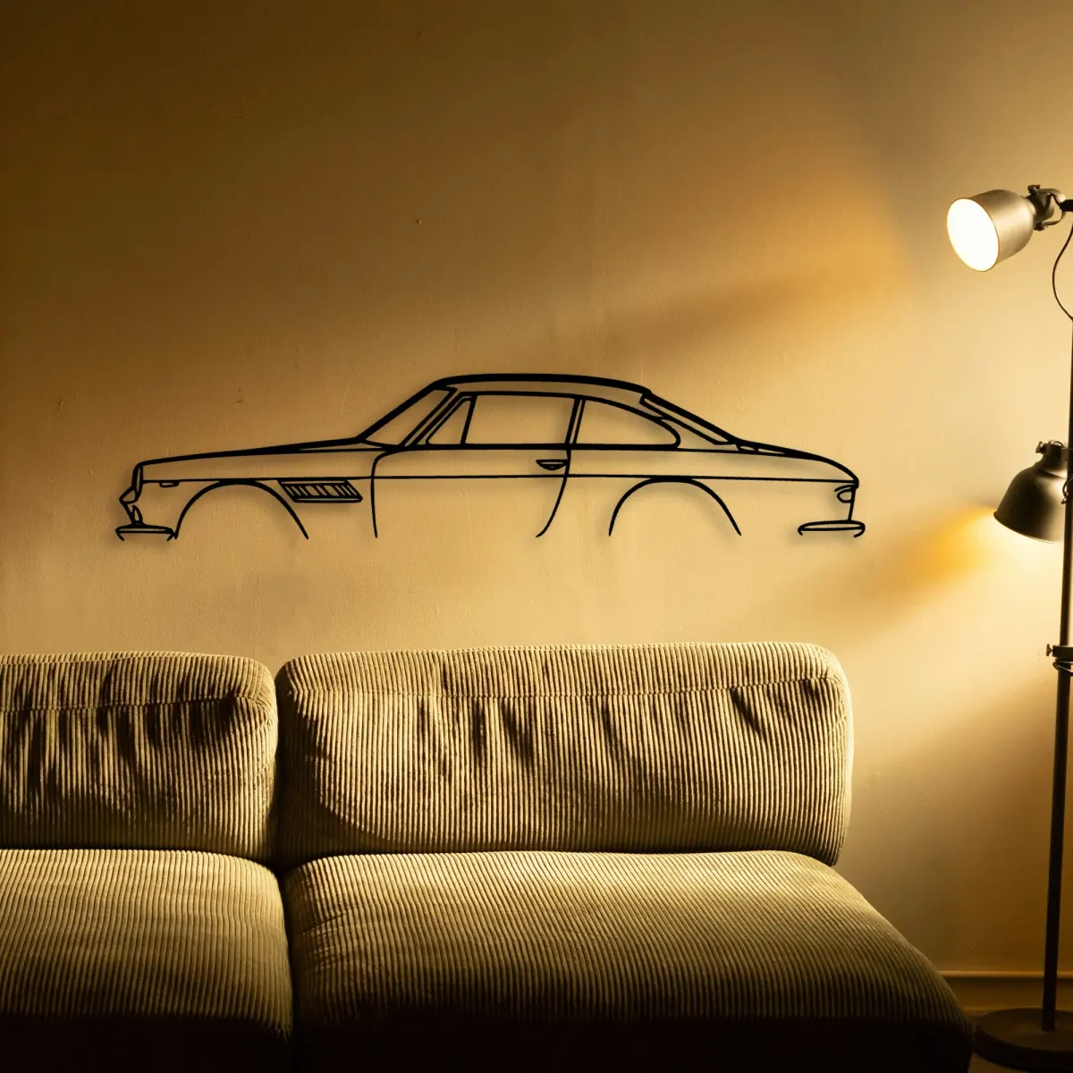 Ferrari 330 GT 2 1964 cut-metal silhouette from the Tinvibe range