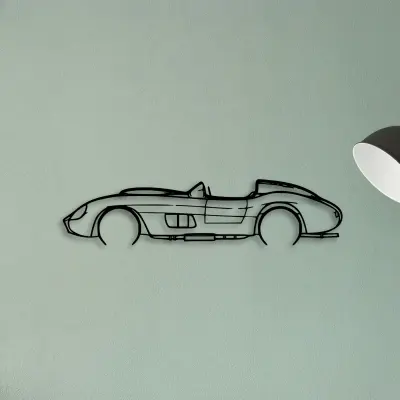 335S 1957 — XS (50 cm) metal wall art