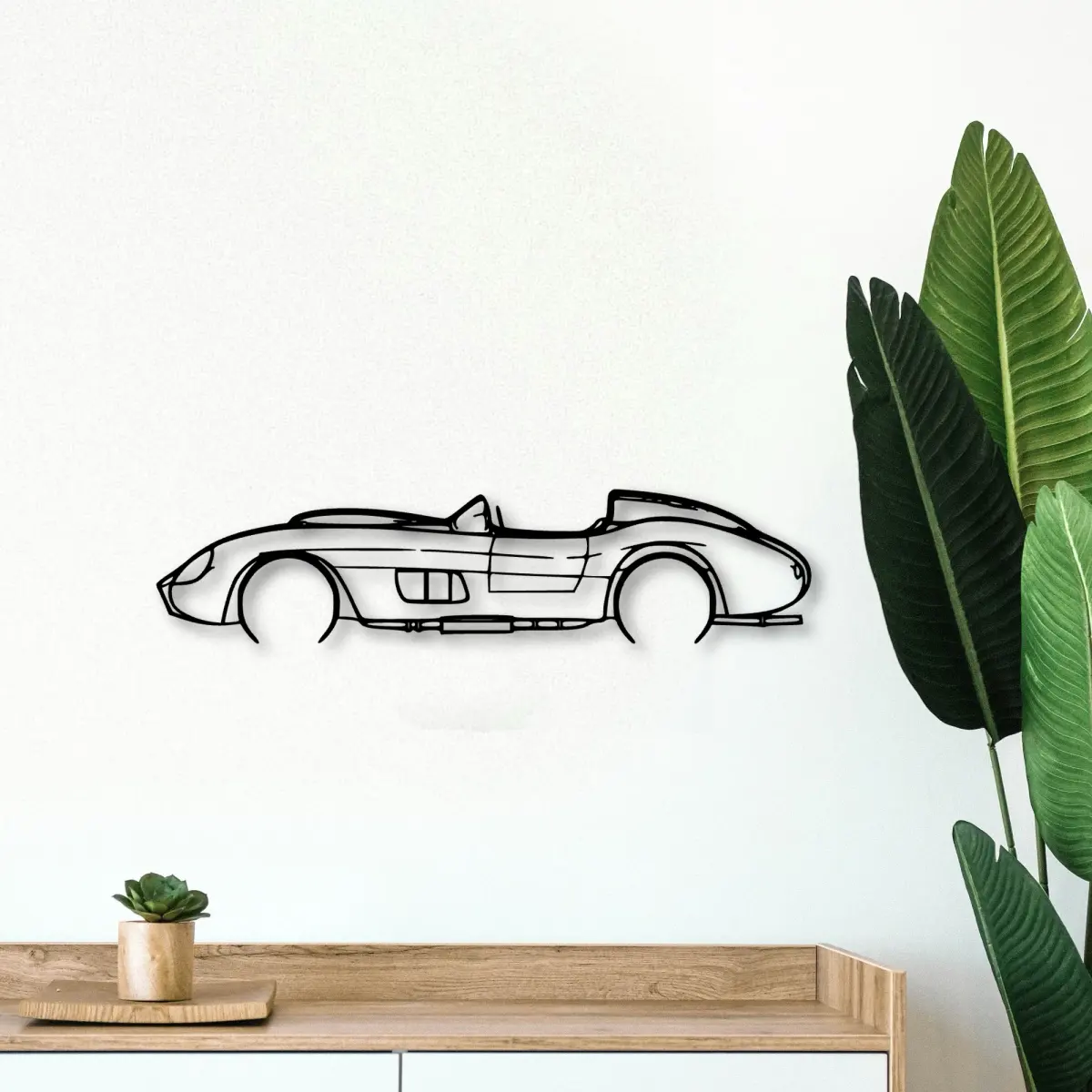 Ferrari 335s 1957 cut-metal silhouette from the Tinvibe range