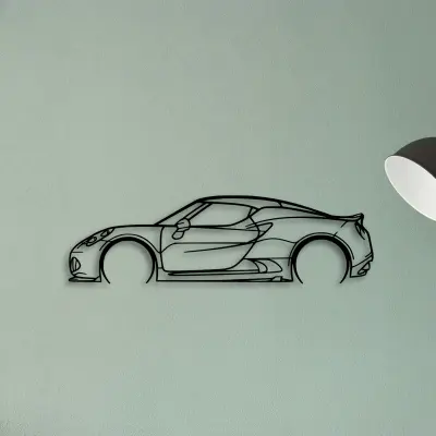 4C — XS (50 cm) metal wall art