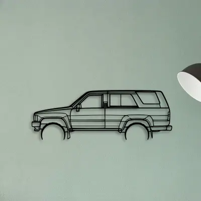 4Runner 1989 — XS (50 cm) metal wall art
