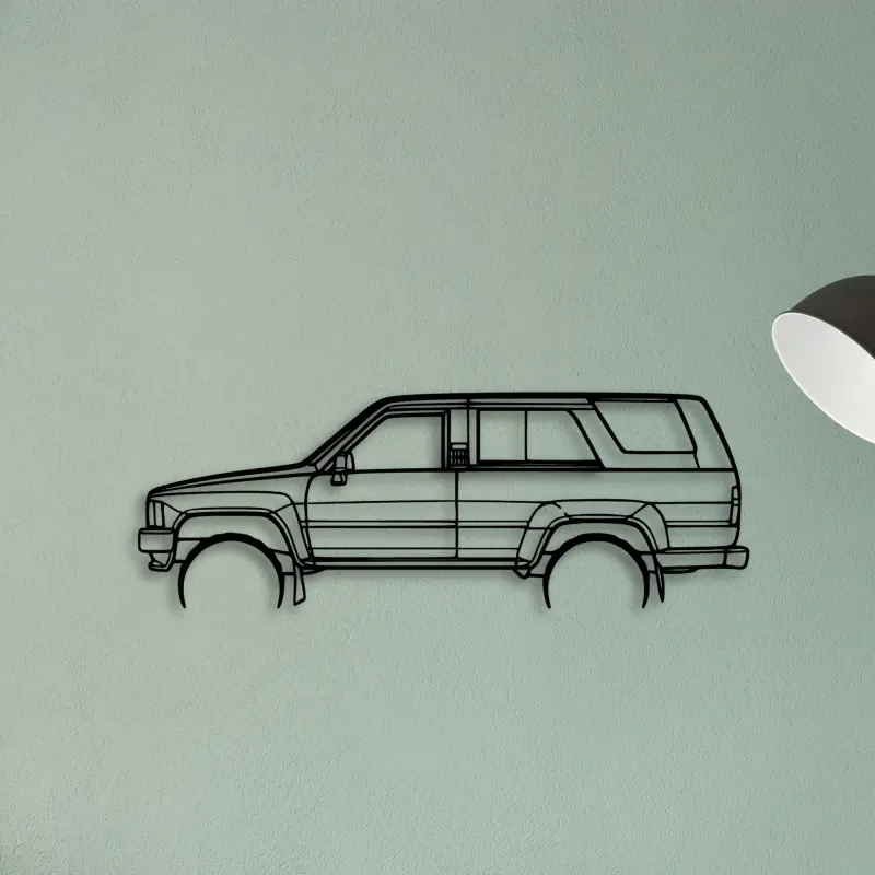 4Runner 1989 — XS (50 cm) metal wall art