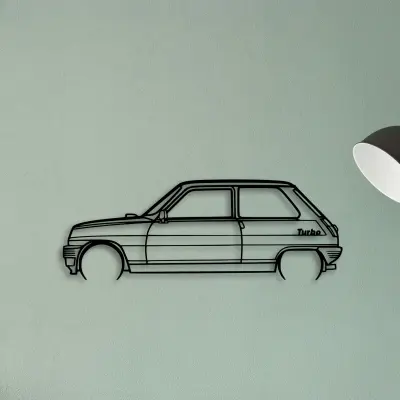 5 Alpine Turbo 1983 — XS (50 cm) metal wall art