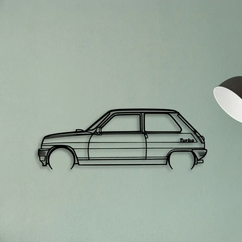 5 Alpine Turbo 1983 — XS (50 cm) metal wall art