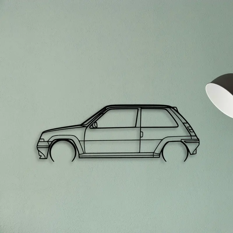 5 GT Turbo — XS (50 cm) metal wall art