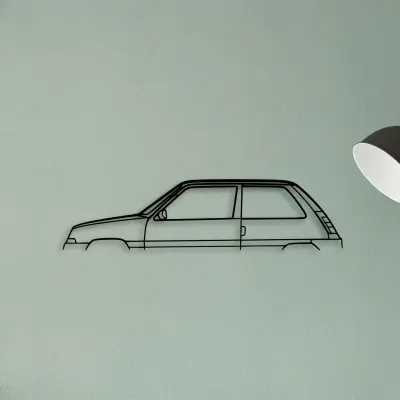 5 TXE 1987 — XS (50 cm) metal wall art