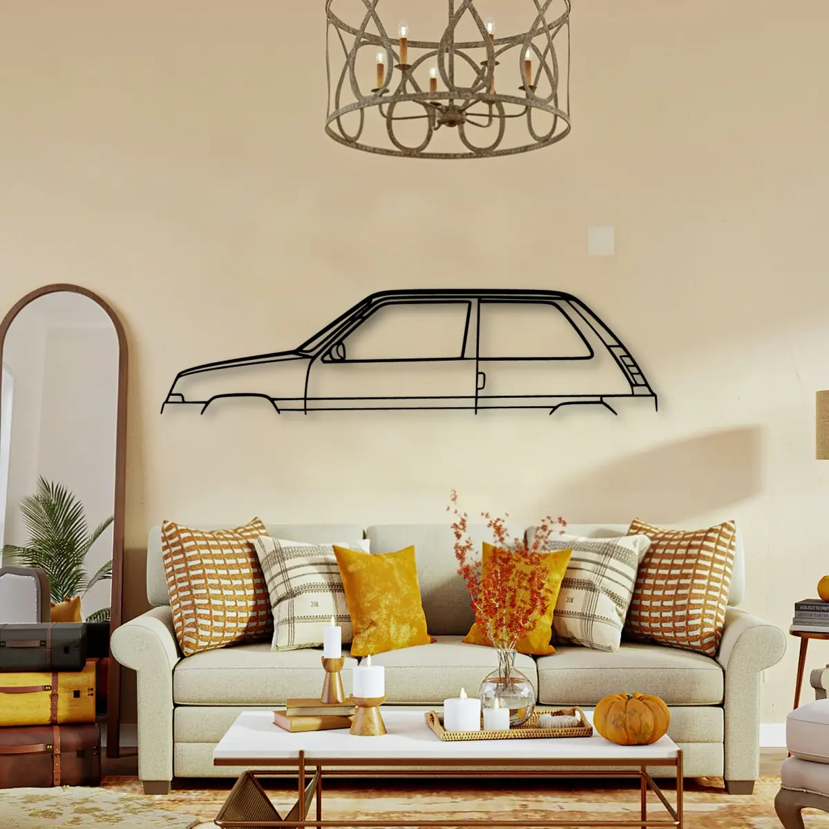 5 Txe 1987 cut-metal silhouette from the Tinvibe range