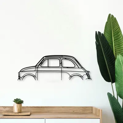 Fiat 500 1971 cut outline from the Tinvibe range