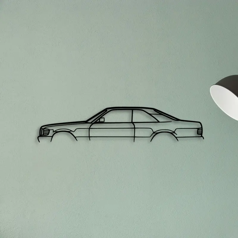 500 SEC AMG — XS (50 cm) metal wall art