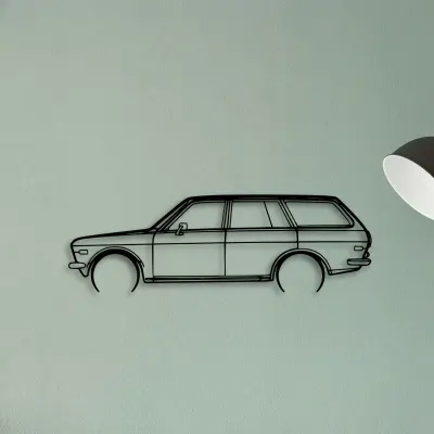 510 1972 Wagon — XS (50 cm) metal wall art