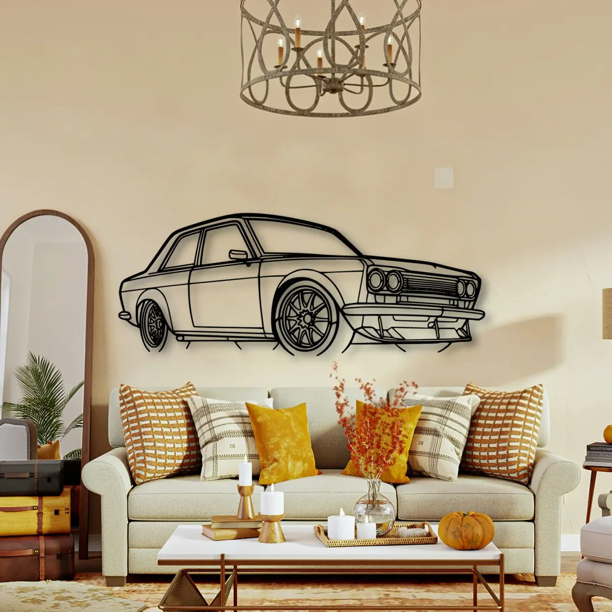 Nissan 510 1973 metal profile from the Tinvibe range