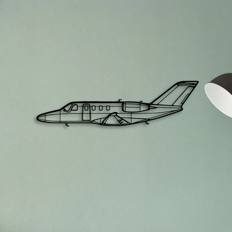 525B CJ3 — XS (50 cm) metal wall art