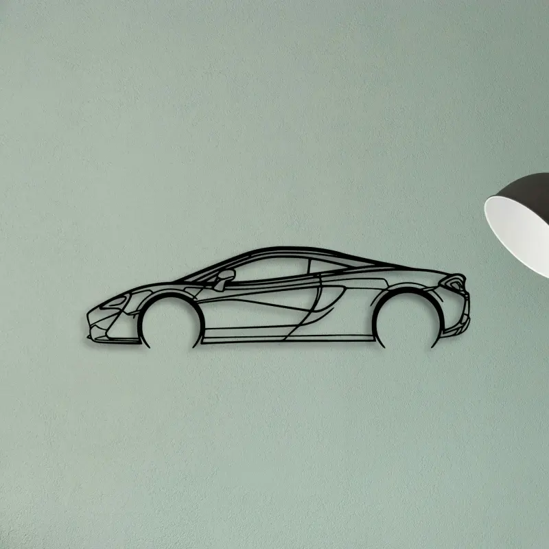 570s 2 — XS (50 cm) metal wall art