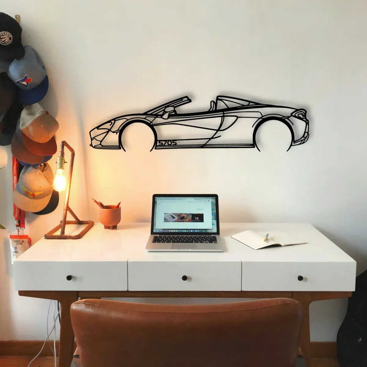 Mclaren 570s Convertible metal profile from the Tinvibe range
