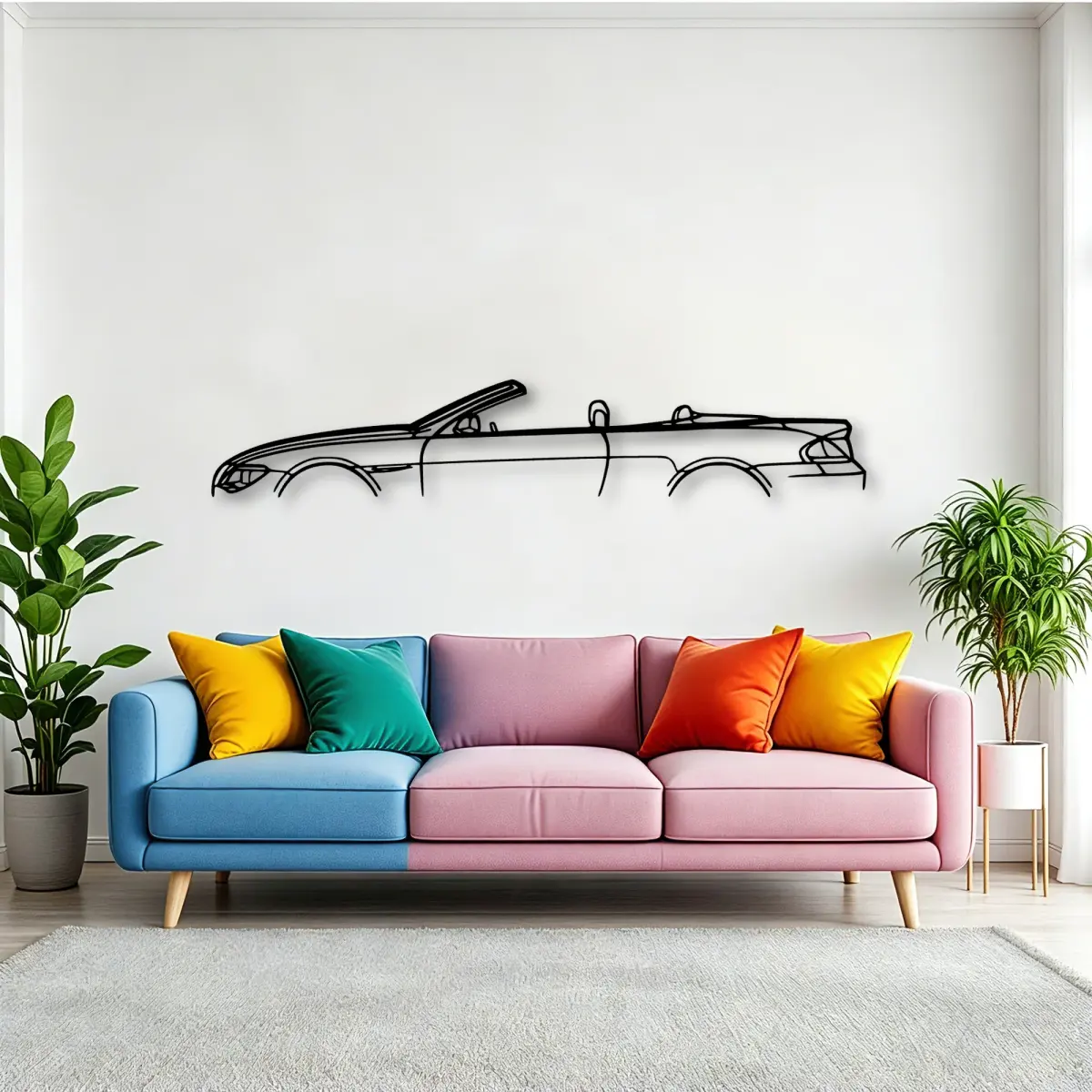 6 Series Convertible laser-cut outline from the Tinvibe range