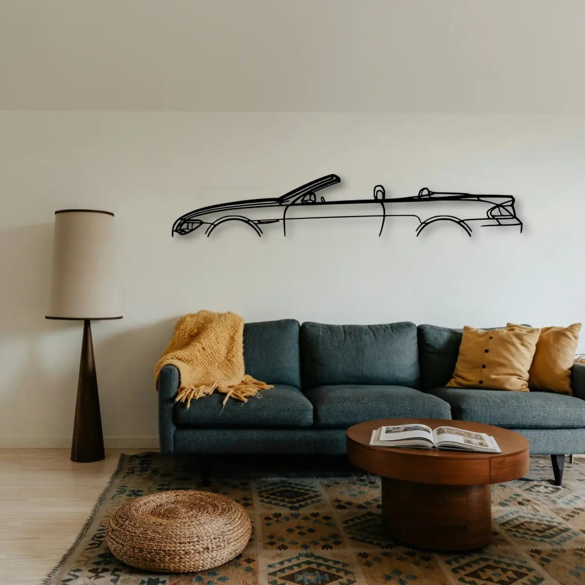 6 Series Convertible laser-cut outline from the Tinvibe range