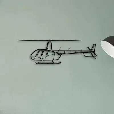 747 200B — XS (50 cm) metal wall art
