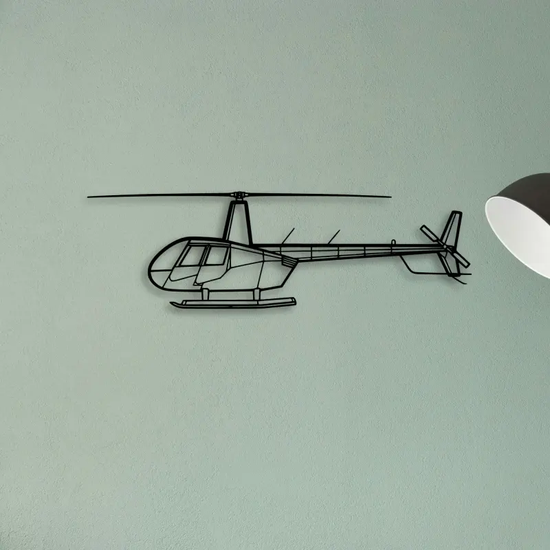 747 200B — XS (50 cm) metal wall art