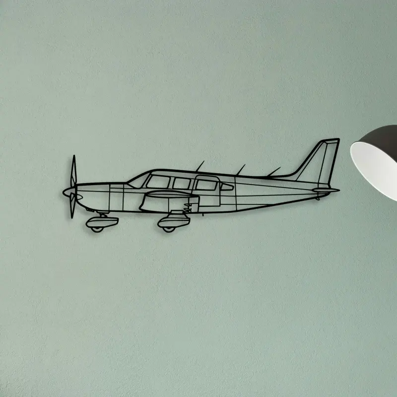 747 400F 4 — XS (50 cm) metal wall art