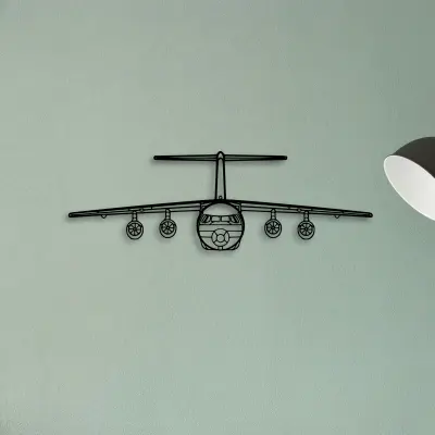 747 8 2 — XS (50 cm) metal wall art