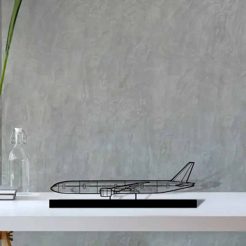 777-300er-4 — S (30 cm) metal wall art