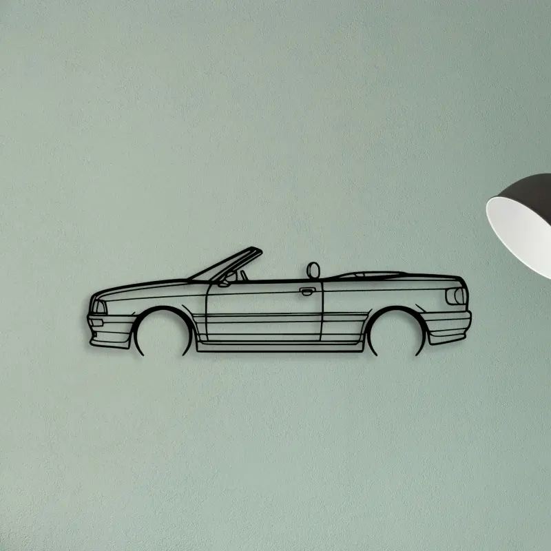 80 Convertible 1998 — XS (50 cm) metal wall art